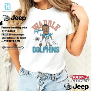 Get Waddlefied Youth Jaylen Waddle Dolphin Tee hotcouturetrends 1 3