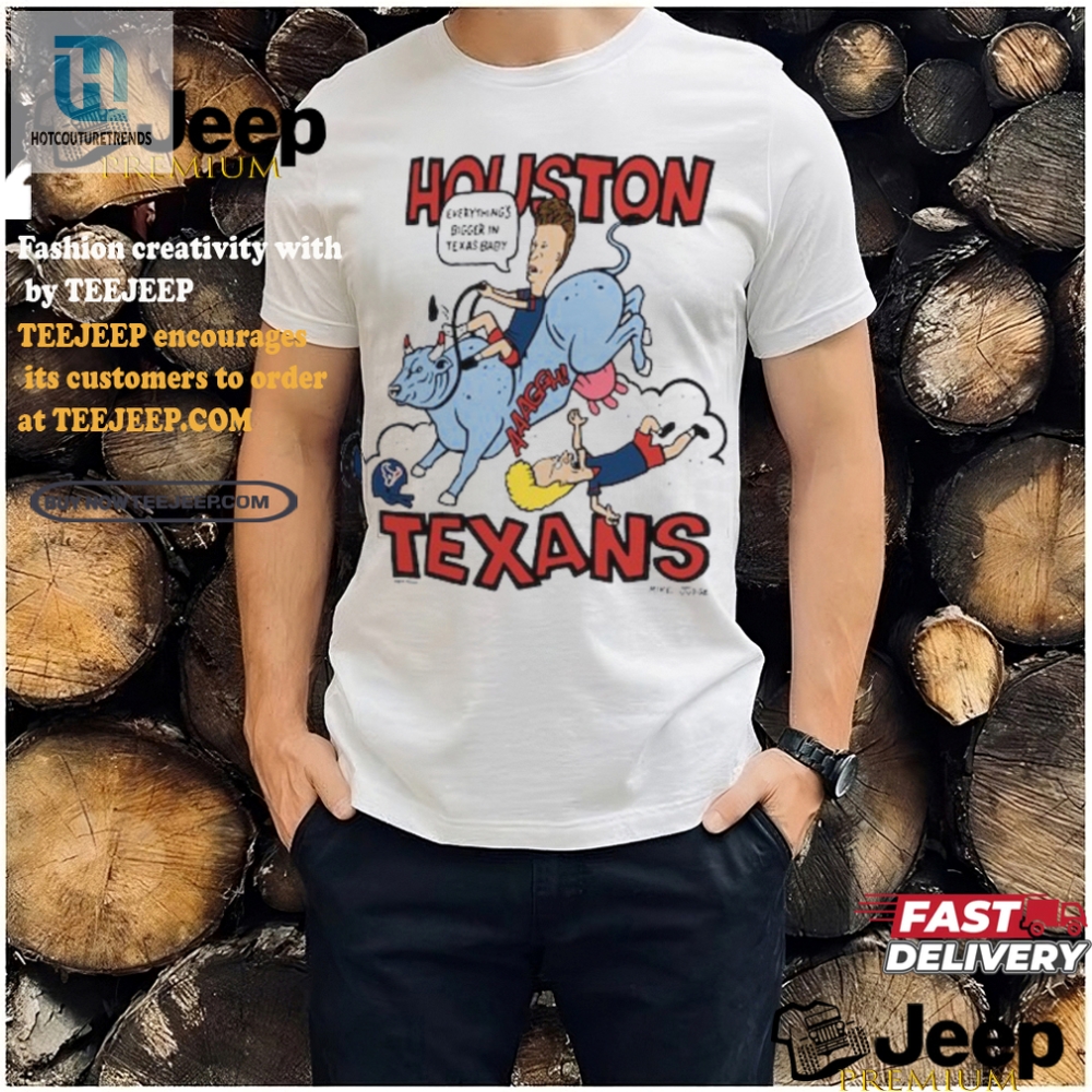 Funny Texans Tee Beavis  Butthead Triblend Nfl Shirt