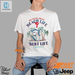 Philly Phun In The Sun Phillies Beach Hut Tee hotcouturetrends 1 3