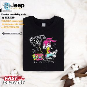 Get Hoppin Funny Corvette Bunny Green Day Shirt For Fans hotcouturetrends 1 2