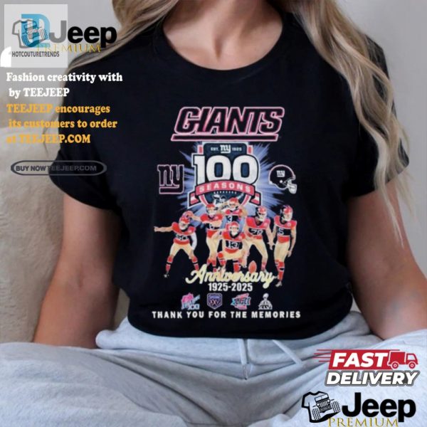 Giants 100Year Memory Tee Wear History Get Laughs hotcouturetrends 1 3