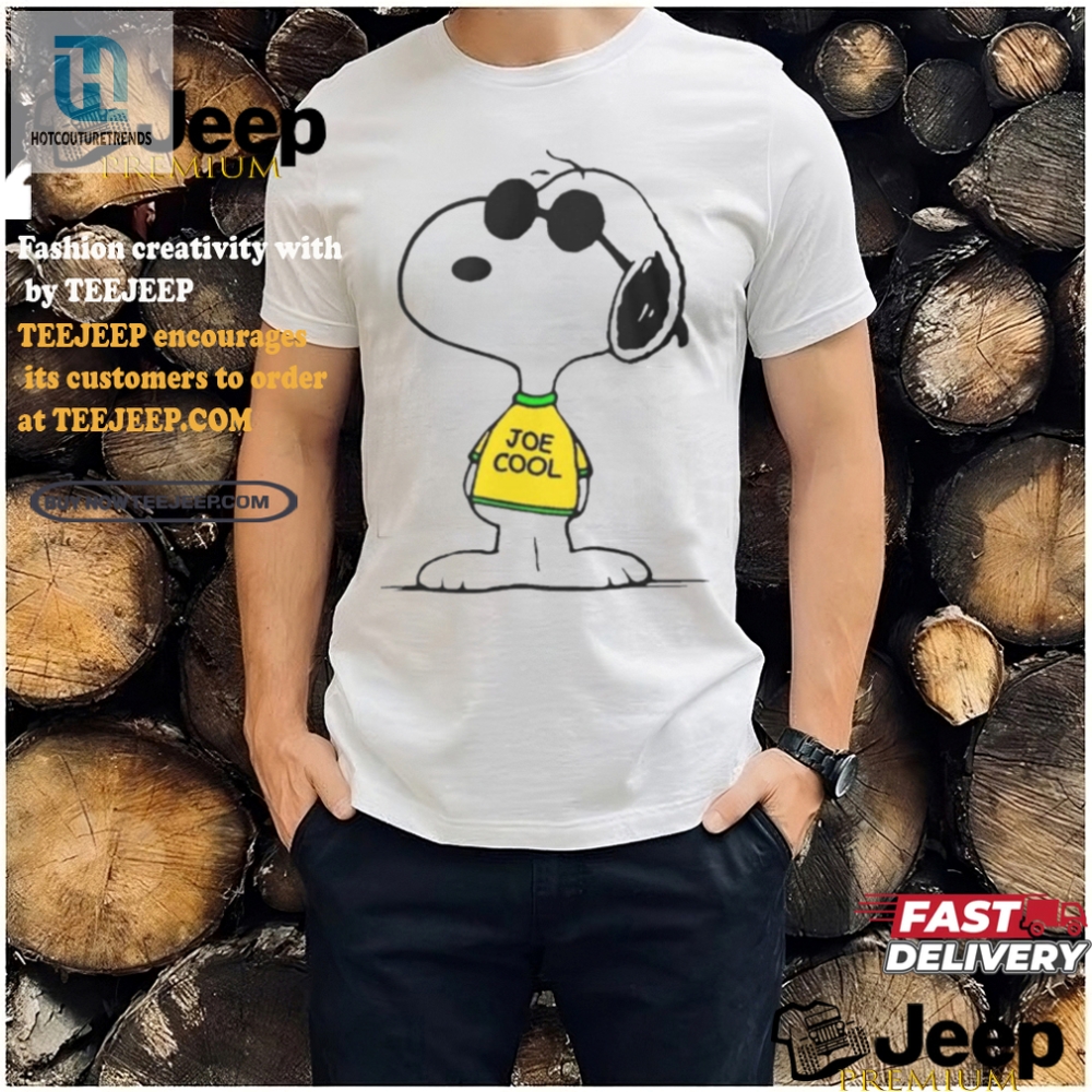 Get Laughs With Joe Cool Snoopy Tshirt  Unique  Fun