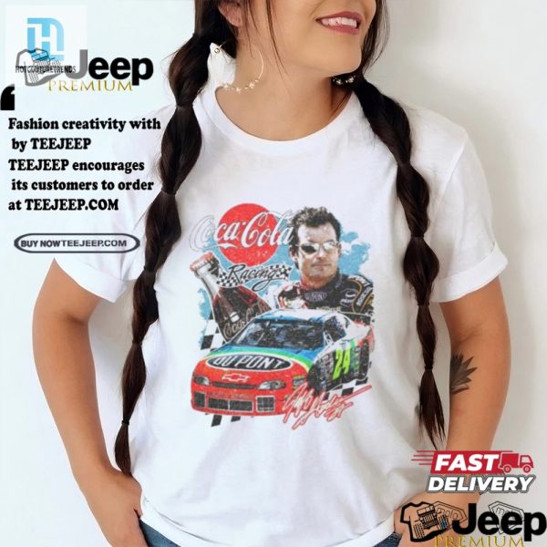 Rev Up Fun Jeff Gordon Coca Cola Racing Vintage Tee hotcouturetrends 1