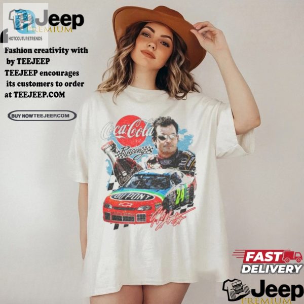 Rev Up Fun Jeff Gordon Coca Cola Racing Vintage Tee hotcouturetrends 1 3