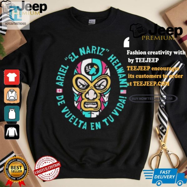 Lucha Heelwani Shirt Hilariously Unique Ariel Helwani Design hotcouturetrends 1