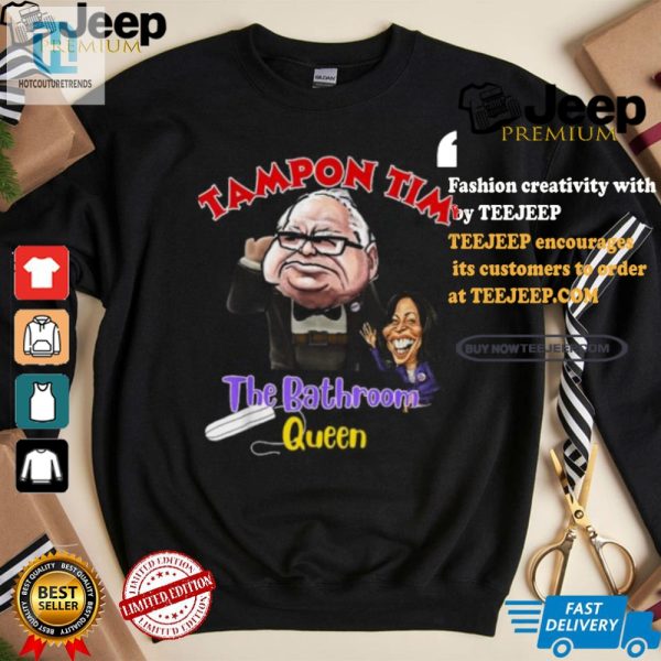 Funny Tampon Tim Walz Kamala 2024 Election Tshirt hotcouturetrends 1