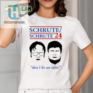 Get Laughs Rainnwilson Schrute 24 Dont Be An Idiot Shirt hotcouturetrends 1 1