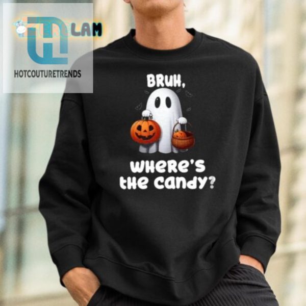 Quirky Womens Halloween Ghost Candy Sweatshirt Funny Unique hotcouturetrends 1