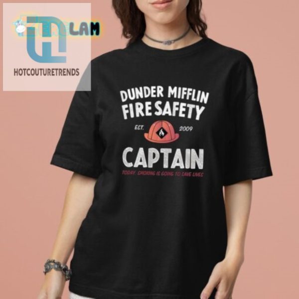 Dunder Mifflin Fire Safety Captain 2009 Shirt Funny Unique hotcouturetrends 1