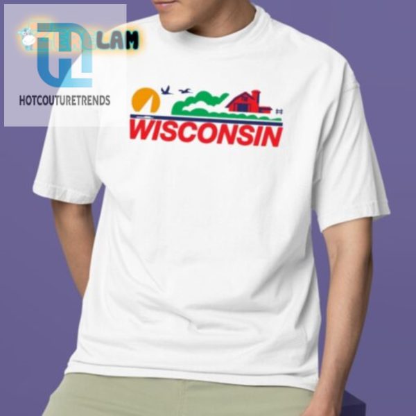 Wisconsin Humor Tee Unique License Plate Shirt hotcouturetrends 1