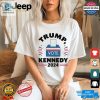 Trump Kennedy 2024 Checkmate Tee Hilarious Limited Edition hotcouturetrends 1