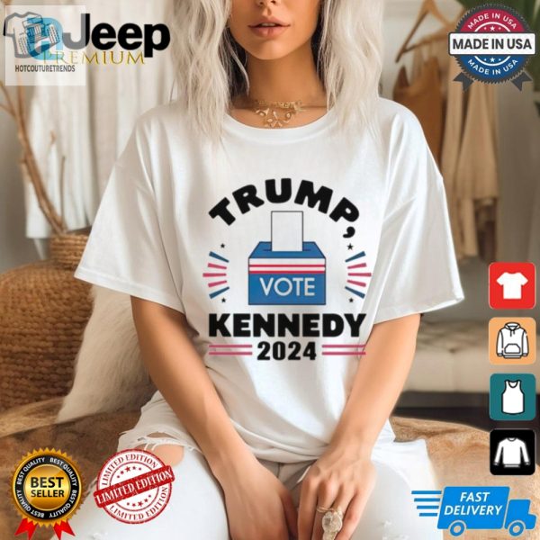 Trump Kennedy 2024 Checkmate Tee Hilarious Limited Edition hotcouturetrends 1