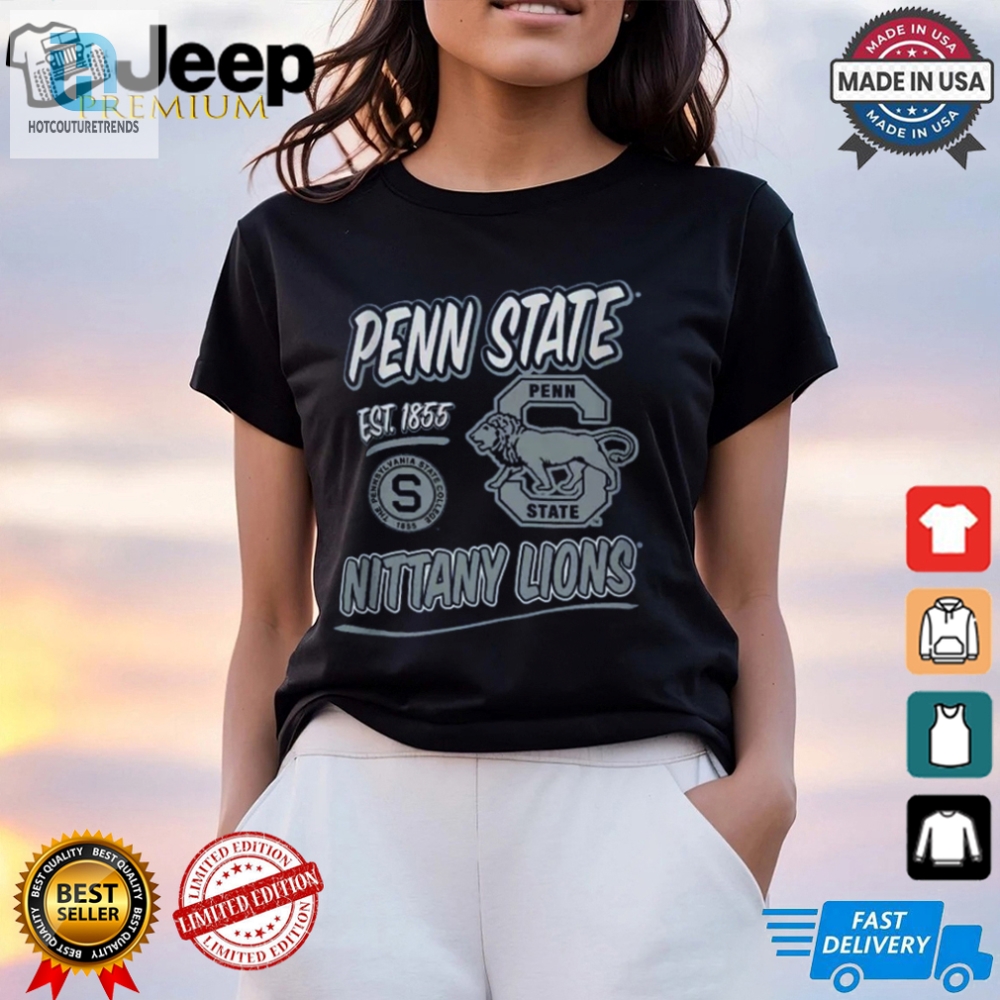 Get Roaring Penn State Navy Retro Tee  Vintage Vibes