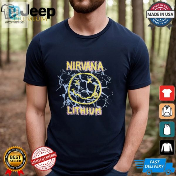 Get Grungy Nirvana Lithium Xxl Shirt Rock With A Smile hotcouturetrends 1 3