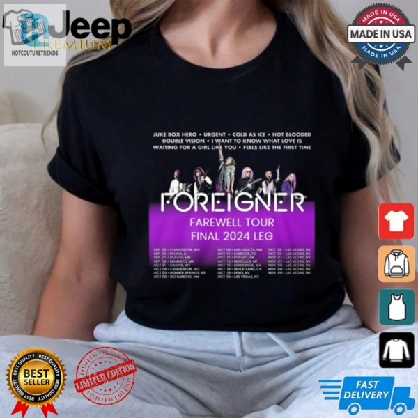 2024 Foreigner Farewell Shirt Hilariously Unique Keepsake hotcouturetrends 1 3