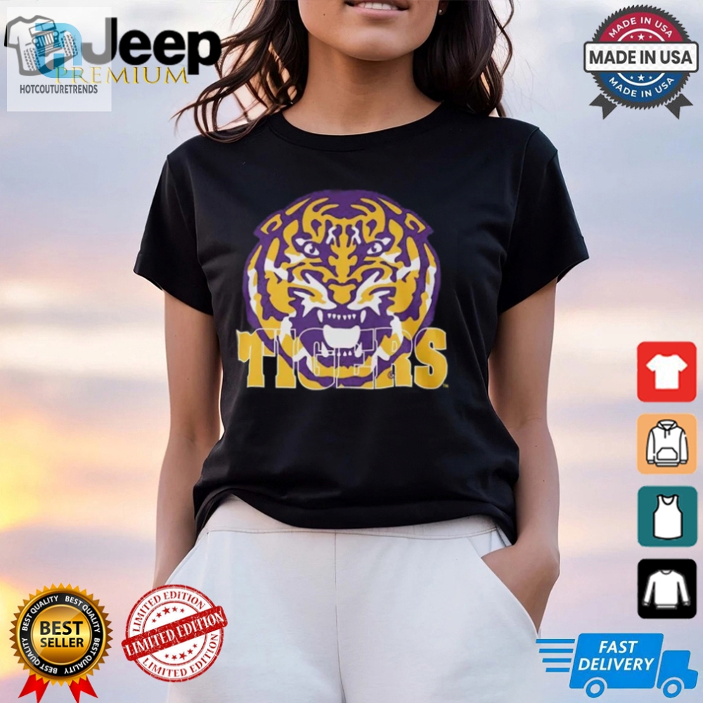 Pawsitively Purrfect Youth Lsu Box Tee  Roar With Style