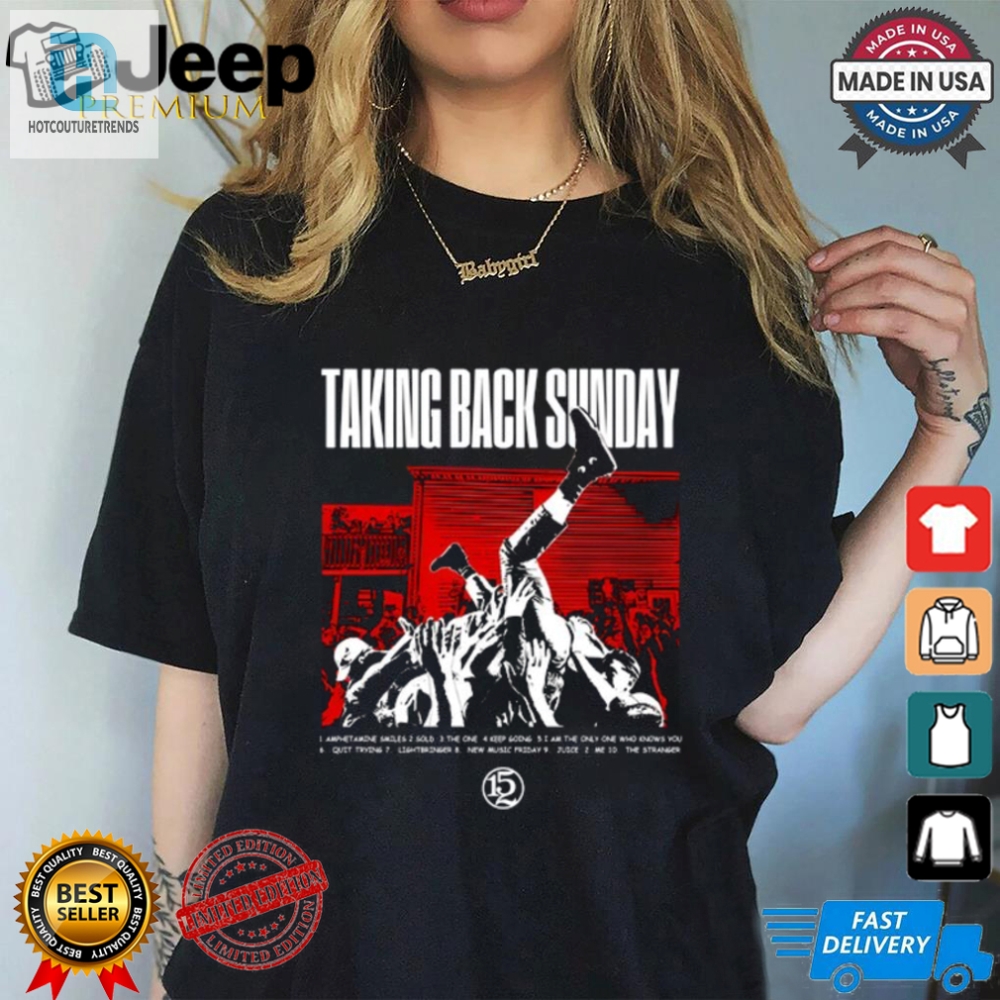 Rock Out Hilarious Taking Back Sunday Aug 2024 Shirt