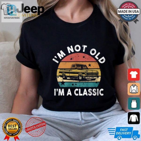 Vintage Pickup Truck Tshirt Funny Im A Classic Design hotcouturetrends 1 1