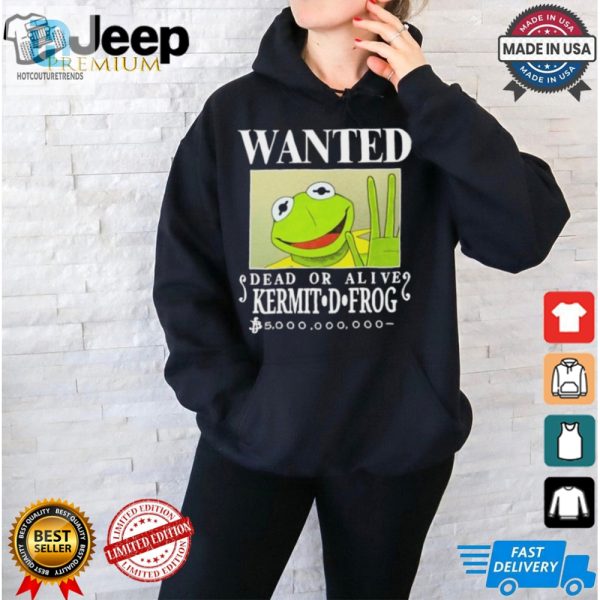 Wanted Kermit D. Frog Hilarious New Tshirt For Sale hotcouturetrends 1