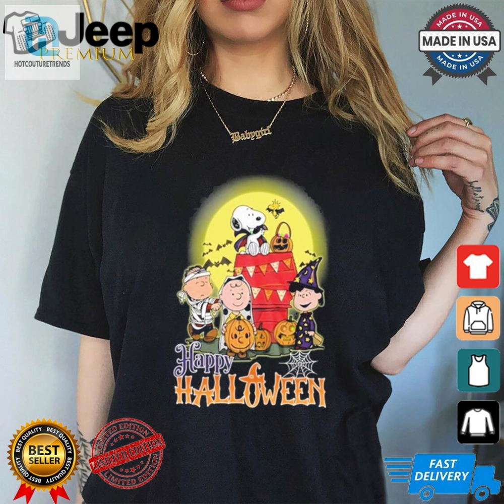 Laugh With Snoopy  Friends Unique 2024 Halloween Tee