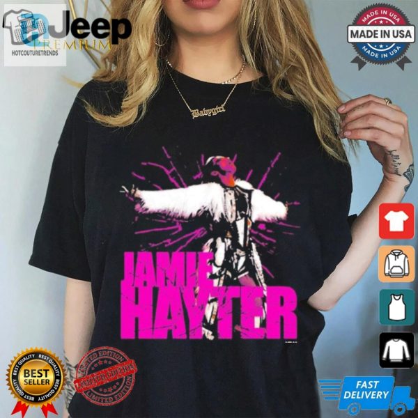 Get Your Official Jamie Hayter They Haytin Tee Today hotcouturetrends 1 1