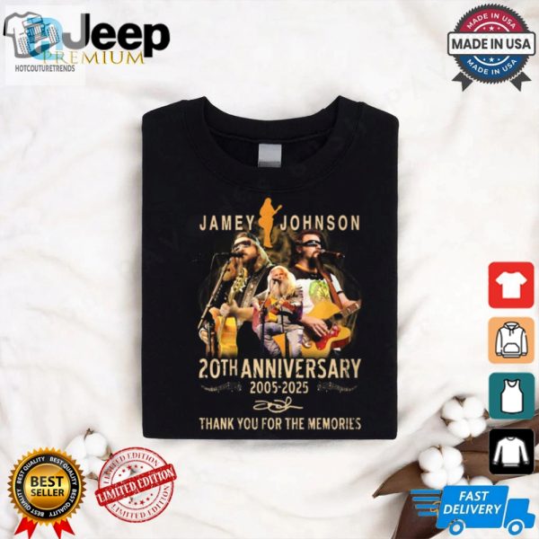 Jamey Johnson 20Th Anniversary Tee Hilarious 20052025 hotcouturetrends 1