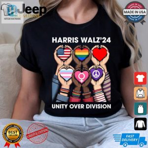 Elect Harris Waltz 2024 Unity Over Division Tee Funny Unique hotcouturetrends 1 3