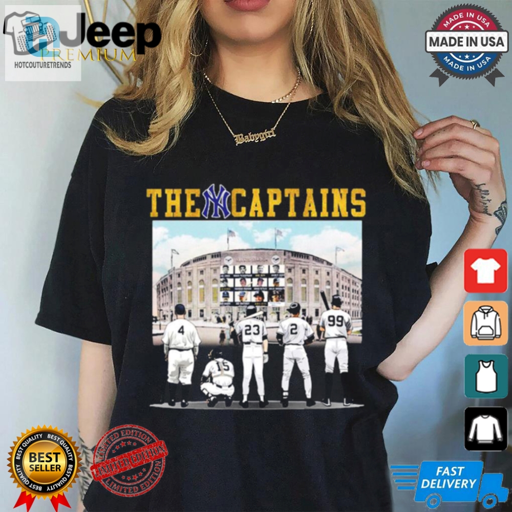 Lead The Pack In Style Yankees Captains Tee Fun