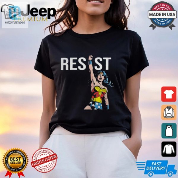 Funny Wonder Woman Resist Tshirt Unleash Your Inner Hero hotcouturetrends 1 1