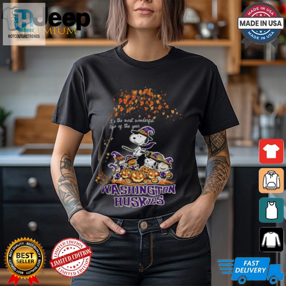 Funny Peanuts Huskies Halloween Shirt  Unique Fan Favorite