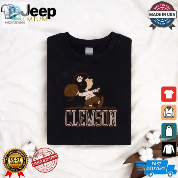 Score Laughs With Streaker Sports Peanuts Clemson Qb Tee hotcouturetrends 1 2