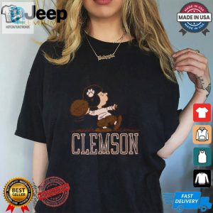 Score Laughs With Streaker Sports Peanuts Clemson Qb Tee hotcouturetrends 1 3