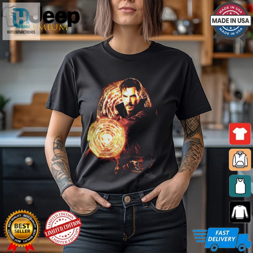 Get Strange Laughs Doctor Strange Fire Tshirt  Unique  Fun