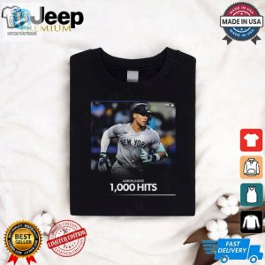 Hit A Home Run With Aaron Judge 1000 Hits Tee Get Yours hotcouturetrends 1 2