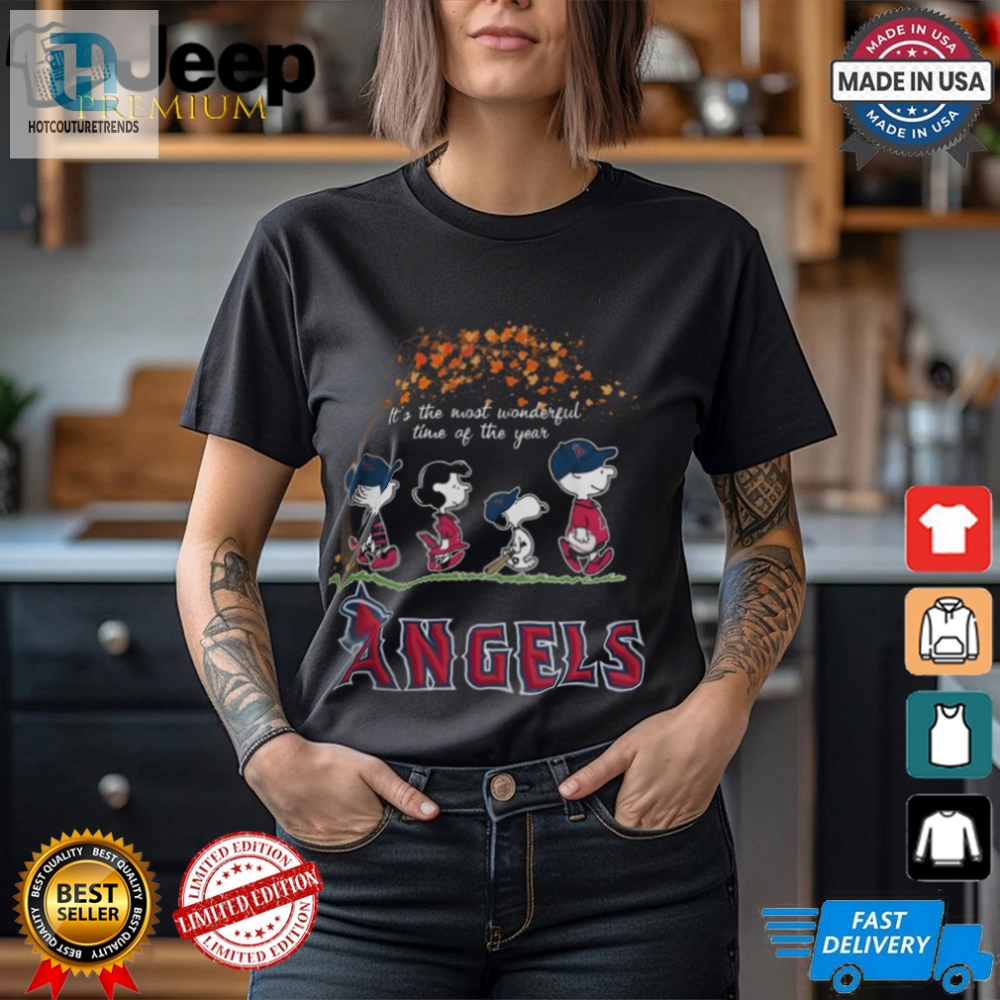 Peanuts X Angels Shirt  Hilarious Holiday Mashup