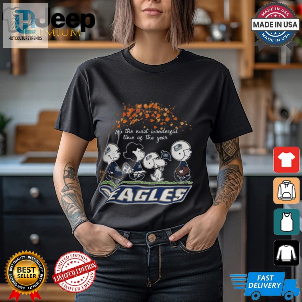 Snoopy Peanuts Eagles Shirt Falls Funniest  Most Unique Tee