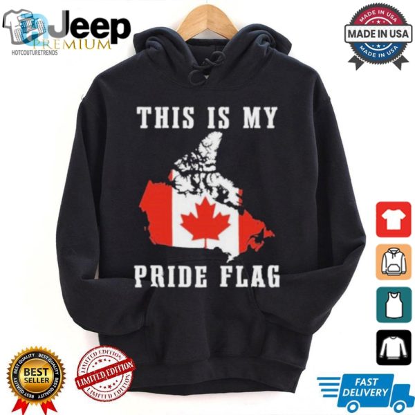 Proudly Rebel Funny This Is My Pride Flag Canada Tee hotcouturetrends 1