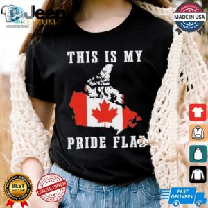 Proudly Rebel Funny This Is My Pride Flag Canada Tee hotcouturetrends 1 3