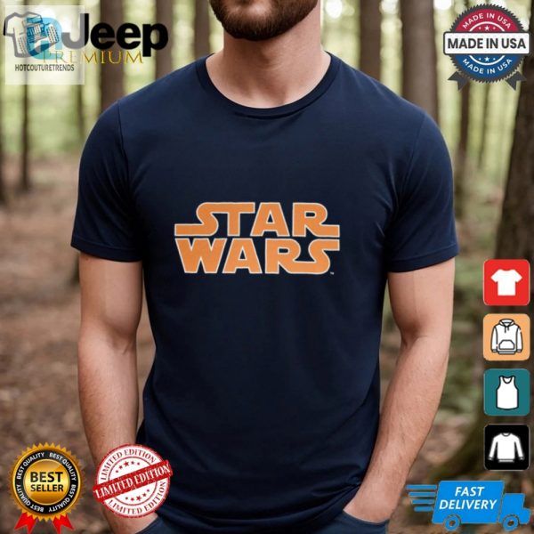 May The Shirt Be With You Funny Star Wars Logo Tee hotcouturetrends 1 2