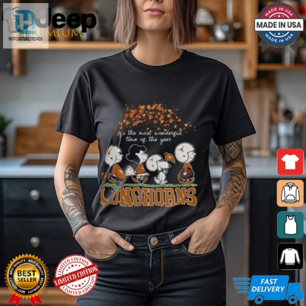 Fall Laughs Snoopy Peanuts X Texas Longhorns Shirt hotcouturetrends 1 1