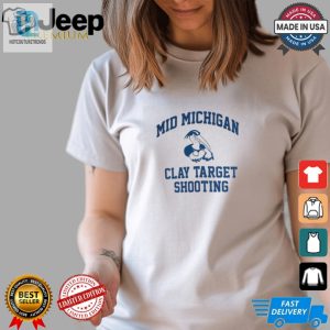 Hit The Bullseye Quirky Mid Michigan Clay Target Tee hotcouturetrends 1 1