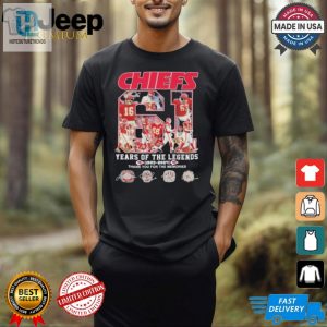 61 Years Of Chiefs Legends Hilarious Retro Tshirt hotcouturetrends 1 2