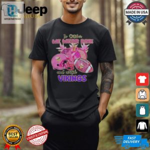 Pink Vikings Tee Octobers Funniest Breast Cancer Support hotcouturetrends 1 2