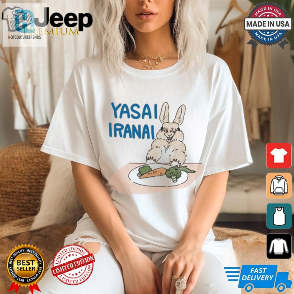 Get Laughs With Our Official Yasai Iranai 2024 Shirt