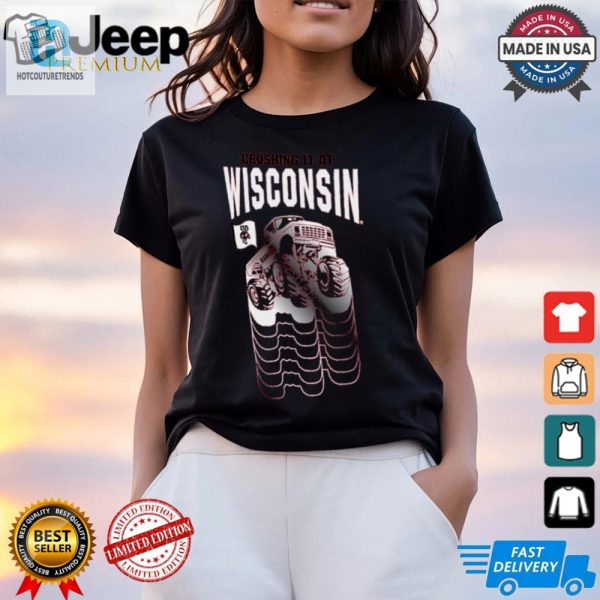 Crushing It Cute Comfy Wisconsin Badgers Toddler Tee hotcouturetrends 1 1