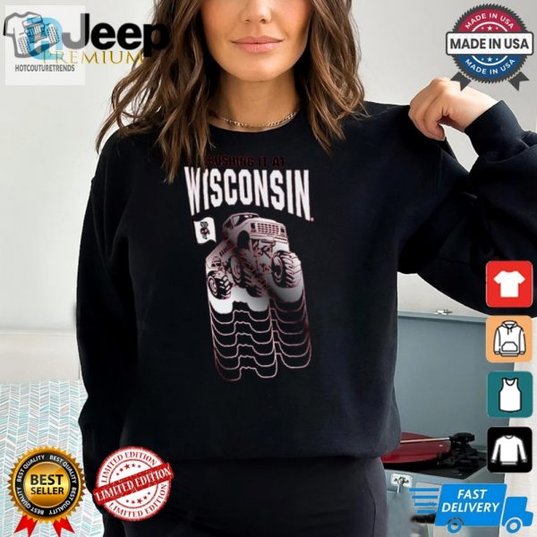 Crushing It Cute Comfy Wisconsin Badgers Toddler Tee hotcouturetrends 1 3