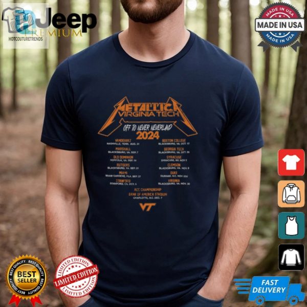 Hokies Love Metallica Rock This Retro Tshirt Lol hotcouturetrends 1 2