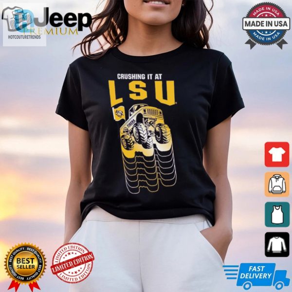 Funny Lsu Tigers Toddler Tee Kids Crushing It Shirt hotcouturetrends 1 1