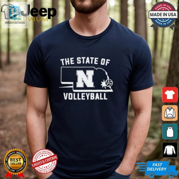 Spike Laughs With Nebraska Volleyball Tee Limited Edition hotcouturetrends 1 2