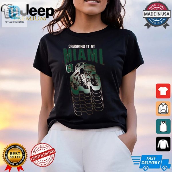 Funny Miami Hurricanes Toddler Tshirt Crushing It Look hotcouturetrends 1 1